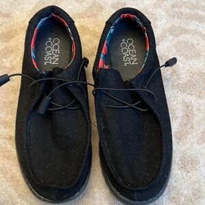 Black Ocean and Coast slip on shoes size 9